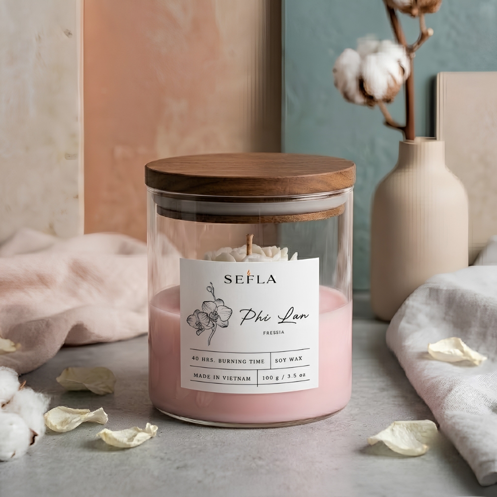 Nến Thơm SeFla Phi Lan - Hương Hoa Lan Nam Phi Thanh Khiết, Thư Giãn & Decor Tinh Tế - Hình ảnh 2