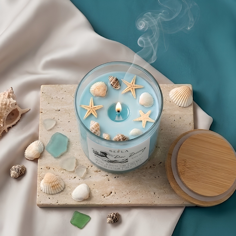 Nến Thơm SeFla Đại Dương - Hương Biển Đen Sảng Khoái, Thư Giãn & Decor Hiện Đại - Hình ảnh 4
