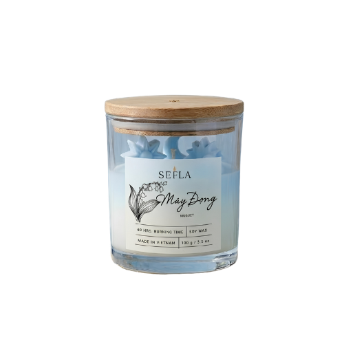 Nến thơm SeFla Mây Đọng– ấm áp dịu dàng - thư giãn tinh thần – decor phòng ngủ sang trọng - Hình ảnh 5