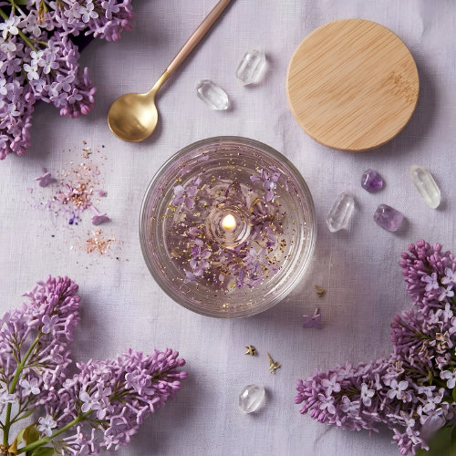 Nến Thơm SeFla Trong Suốt Đinh Hương - Hương Hoa Tử Đinh Hương Dịu Nhẹ, Thư Giãn & Decor Phòng - Hình ảnh 3
